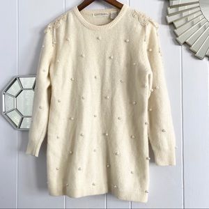 Vintage C Webb & Co Pearl Wool Angora Sweater